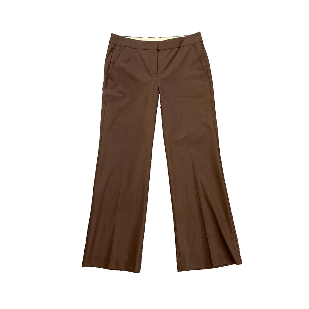 Theory Pants Womens 6 Root Solada Bergdorf Goodman Wool Blend Trousers *READ